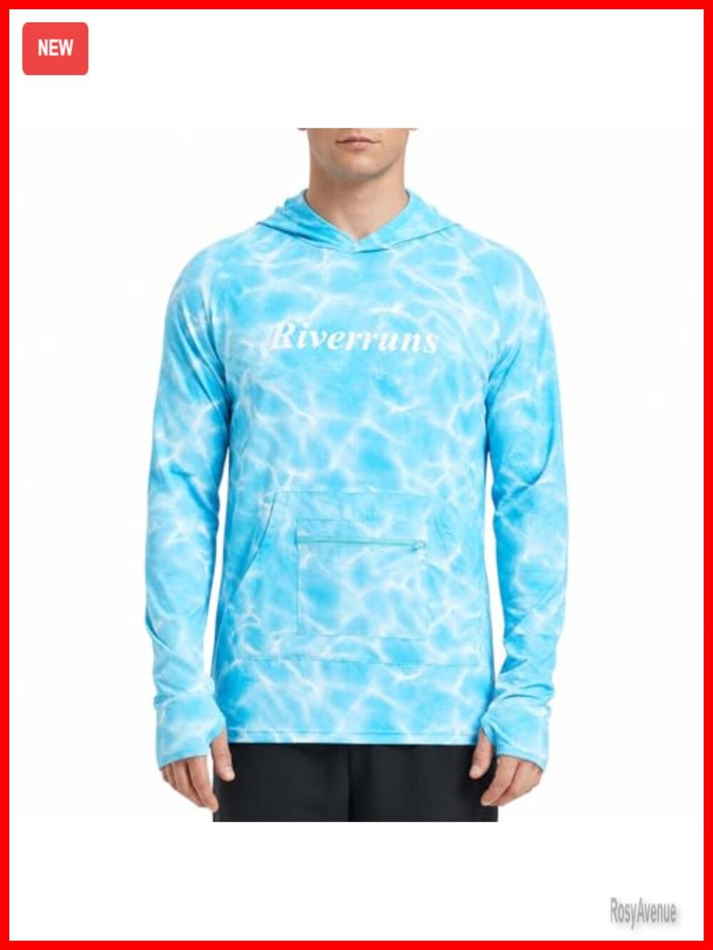Men's UPF 50+ Fishing Hoodie Quick-Dry Sun Shirt with Neck Gaiter